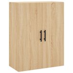 vidaXL Armoire murale chêne sonoma 69 5x34x90 cm