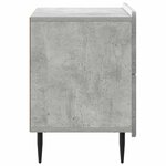 vidaXL Cabinet de chevet Gris béton 62 x 34 5 x 49 5 cm