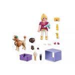PLAYMOBIL 71747 - My Life Toiletteuse avec caniche et nombreux accessoires