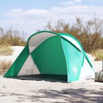vidaXL Tente de plage vert d'eau escamotable imperméable