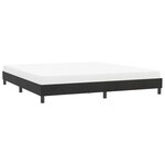 vidaXL Cadre de lit sans matelas noir 180x210 cm velours
