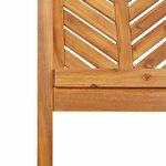 vidaXL Ensemble de salle à manger pour jardin 5 Pièces Marron