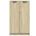 vidaXL Armoire à chaussures Chêne sonoma 59x35x100 5cm Bois d'ingénierie