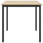 vidaXL Table de salle à manger / Table de repas MÉTAL