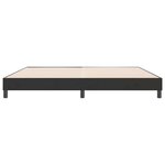 vidaXL Cadre de lit sans matelas noir 180x220 cm velours