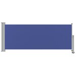 vidaXL Auvent latéral rétractable de patio 100x300 cm Bleu
