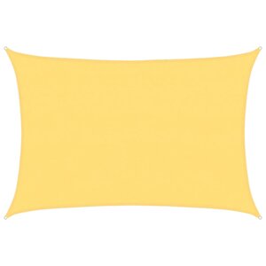 vidaXL Voile d'ombrage 160 g/m² Beige 4x5 m PEHD