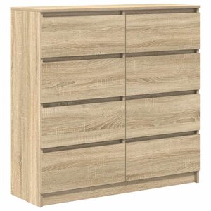 vidaXL Buffet chêne sonoma 100x35x99 cm bois d'ingénierie