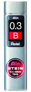 Etui de 15 Mines 0 3 mm AIN STEIN C273 dureté B PENTEL