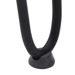 vidaXL Pieds en épingle à cheveux pour table basse 4 pièces Noir 30 cm Acier massif