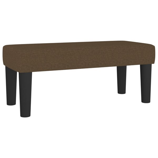 vidaXL Banc Marron foncé 70x30x30 cm Tissu