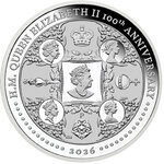 Pièce de monnaie en Argent 1 Dollar g 31.1 (1 oz) Millésime 2026 H.M. QUEEN ELIZABETH II (PRÉCOMMANDE)