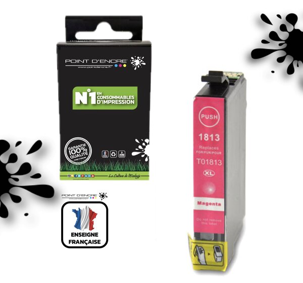 18XL - Pâquerette - MAGENTA - Grande capacité