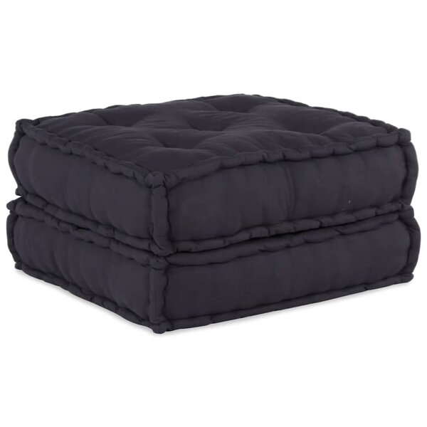 vidaXL Pouf modulaire anthracite 70x70x36 tissu
