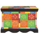 vidaXL Boîte de Rangement 60x40x40 cm Bois Massif