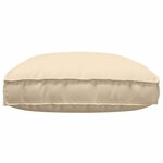 vidaXL Coussin de palette pour siège Beige 120x80x12 cm Tissu Oxford