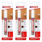 Marqueur Réparation de Meuble 8900 Acajou Clair Pointe Ronde 1 5-2 mm x 3 EDDING