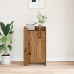 vidaXL Buffet en vieux bois 45x35x75 cm en bois technique