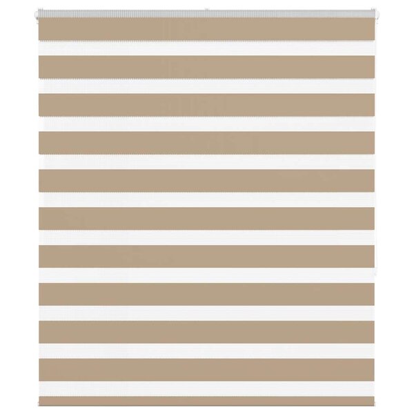 vidaXL Store zèbre marron sable largeur du tissu 130 9 cm polyester