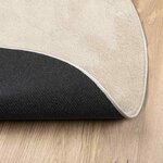vidaXL Tapis HUARTE Beige 140 x 200 cm Polyester