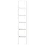 vidaXL Bibliothèques 2 Pièces empilable blanc 30x30x80 cm bois ingénierie