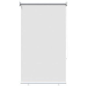 vidaXL Store roulant extérieur protection UV Blanc Polyester