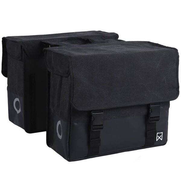 Willex Sacoches de vélo 48 L Noir mat et noir