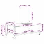 vidaXL Table basse Chêne artisanal 91 x 55 x 32 cm Bois d'ingénierie