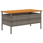 vidaXL Ensemble de jardin avec coussin acier
