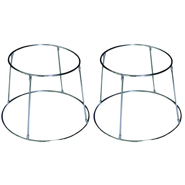 2 supports inox pour plateau de fruits de mer