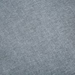 vidaXL Canapé à 2 places Tissu Gris clair