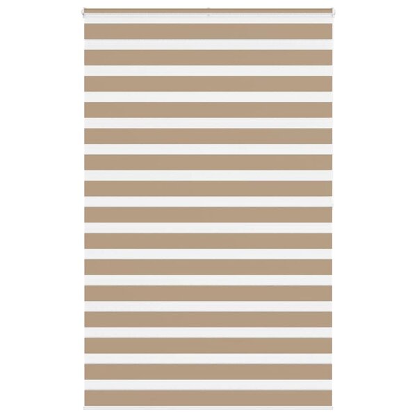 vidaXL Store zèbre marron sable largeur du tissu 135 9 cm polyester