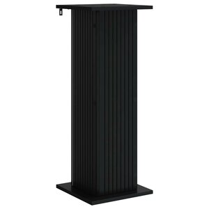 vidaXL Support de Plante Noir 30 5 x 30 x 80 5 cm Bois d'ingénierie