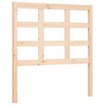 vidaXL Cadre de lit sans matelas bois massif