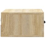 vidaXL Tables de chevet murales 2 Pièces Chêne sonoma 35x35x20 cm