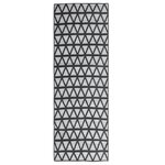 vidaXL Tapis d'extérieur ARAKIL Noir 80x250 cm PP