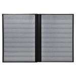 Album De Timbres Simili-cuir 16 Pages Noires - 22 5x30 5 Cm - Noir - Exacompta