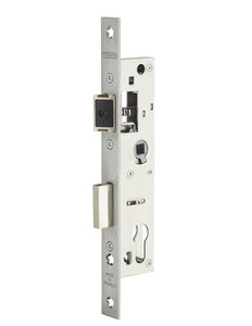 THIRARD - Boitier de serrure encastrable à cylindre pour menuiserie métallique axe 24mm zingué bouts carrés - THIRARD