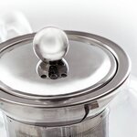 Théière en verre avec filtre en inox - 0 8 L