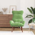 vidaXL fauteuil Vert clair 69 x 74 x 93 cm Velours