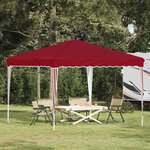 vidaXL Tente de fête pop-up 288 x 288 x 245 cm Bordeaux Tissu Oxford