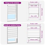 vidaXL Store zèbre noir 145x100 cm largeur du tissu 140 9 cm polyester