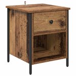 vidaXL Cabinet de chevet Bois ancien 40 x 42 x 50 cm Bois d'ingénierie