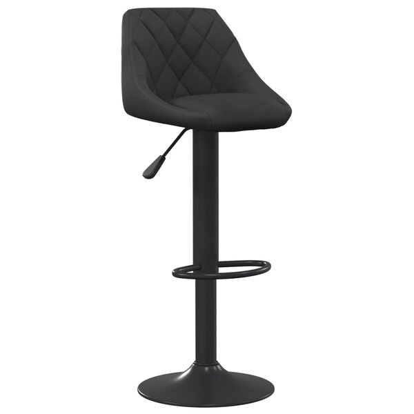 vidaXL Tabouret de bar Noir Velours