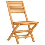 vidaXL Ensemble à manger de jardin 5 Pièces Bois de teck massif