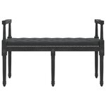 Banc banquette 110 x 40 x 70 cm velours noir 02_0010664