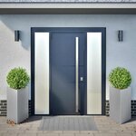 vidaXL Jardinières 2 Pièces triangulaire 50x43x75 cm acier galvanisé