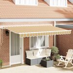 vidaXL Auvent Rétractable Multicolore 400 x 200 cm