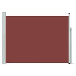 vidaXL Auvent latéral rétractable de patio 120x500 cm Marron
