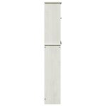 vidaXL Armoire de toilette Blanc 60 x 27 x 161 cm Bois massif en pin